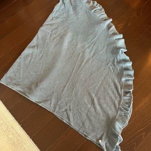 100% Cashmere Soft blue wrap around